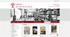 Desktop Screenshot of elarboldelasletras.com